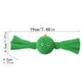 thumbnail image 2 of Flopping Fish Cat toy, Floppy Fish Cat toy, 4 in Diameter Center, Green Plush, Feline Chewing, 1 Pc, 2 of 5