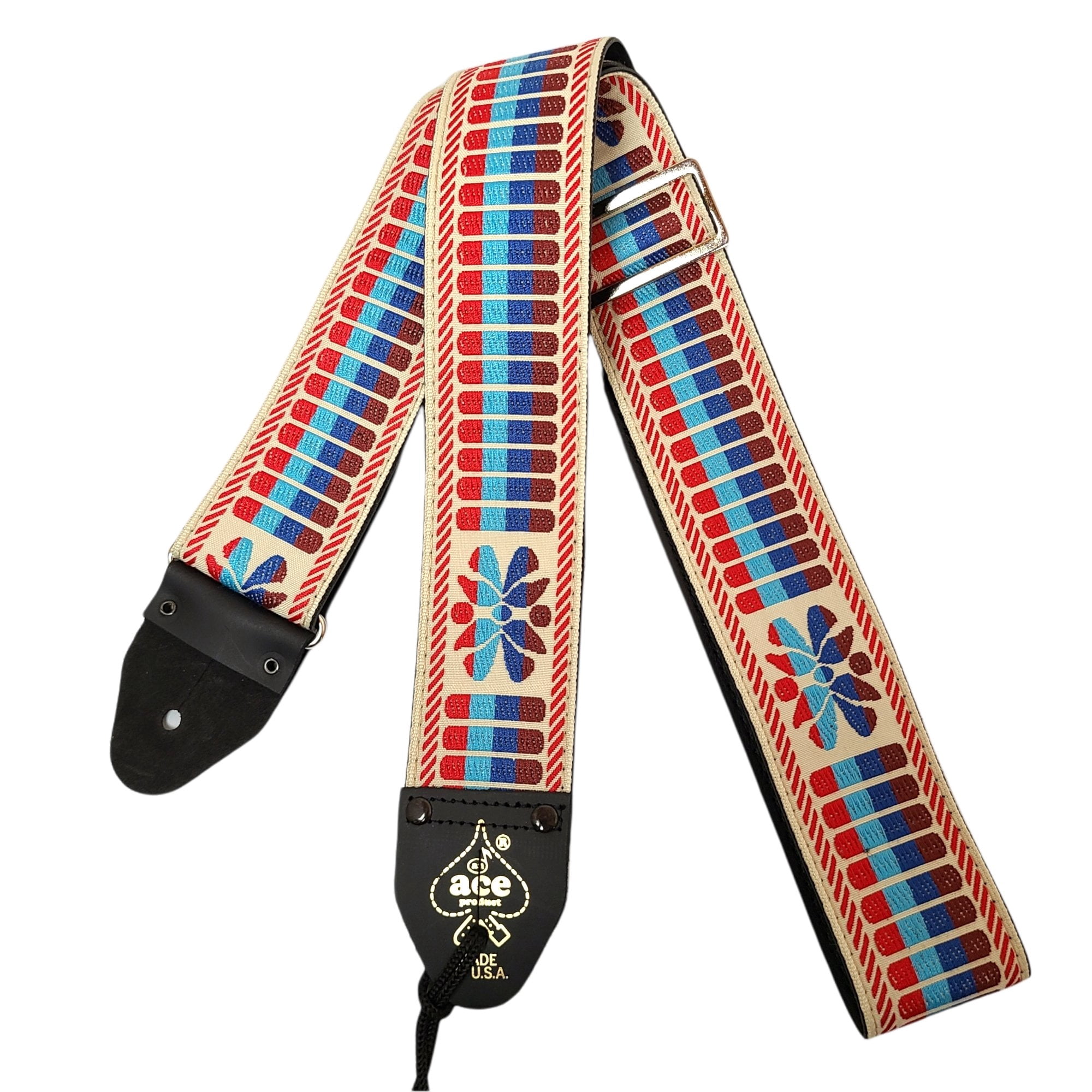 Ace Vintage Reissue Big Sky Guitar Strap by D'Andrea - Made in the USA