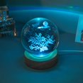 thumbnail image 3 of MesaSe 3d Glowing Crystal Ball Night Light Ornament Creative Coloful Night Scene Lamp With Base For Home Decor Gift, 3 of 10
