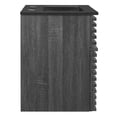 thumbnail image 3 of Modway Render 17.5" MDF Wood Wall-Mount Bathroom Vanity in Charcoal/Black, 3 of 4