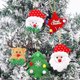 thumbnail image 2 of Lindo Papá Noel de Navidad, adorno colgante de alce para árbol de Navidad, colgante de Papá Noel de peluche, decoraciones para árbol de Navidad para fiestas en casa, 2 of 5