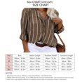 thumbnail image 5 of Blusa de rayas para mujer, blusa con estampado de rayas para mujer, camisa de manga larga para mujer, blusa holgada de rayas para mujer diseñada para el futuro, 5 of 5