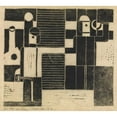 thumbnail image 3 of Franz Wilhelm Seiwert 22x20 Black Modern Framed Museum Art Print Titled - Composition with a Worker and a Peasant (1931 - 1932), 3 of 5