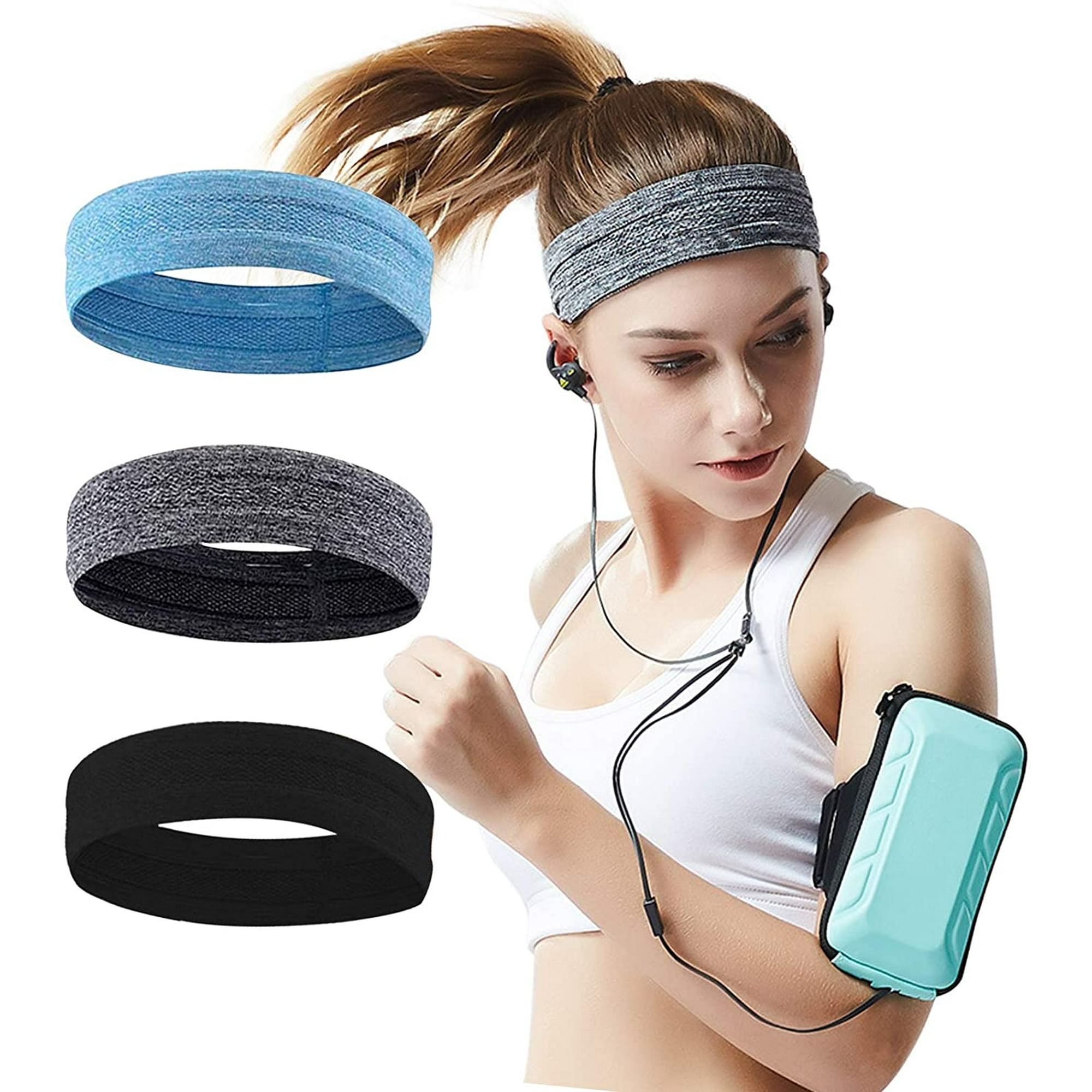 Bandeaux élastiques Multi-activités Lot De 6 Bandeaux Femme BELEVO - Élastique Sport Et Quotidien - Pour Fitness Yoga Tennis Accessoires Coiffure Sportive Femme