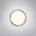 thumbnail image 2 of WAC Lighting Geos 10" LED 3000K Round Aluminum Low-Profile Flush Mount in Brass, 2 of 3