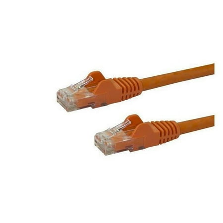 UPC: 0065030869683 | StarTech N6PATCH6INOR Cat6 Patch Cable – 6 in – Orange Ethernet Cable – Snagless RJ45 Cable – Ethernet Cord – Cat 6 Cable – 6in