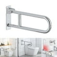 thumbnail image 2 of Zeiwohndc Stainless Steel Toilet Handle 23.6" Heavy Duty Support for Disabled & Elderly, 2 of 8