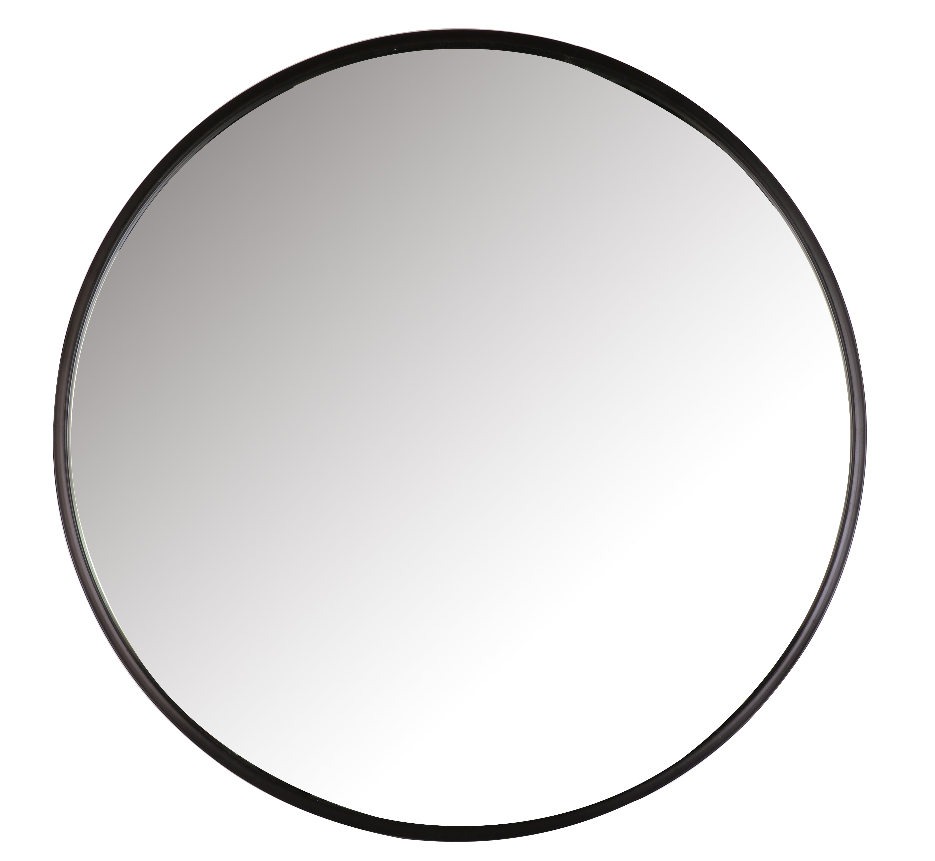 Metal Frame Wall Mirrors, Round Mirror Black Frame