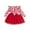 Red, variant on Tisuna Baby Girl'S Valentine Dress Heart Print Long Sleeve Crew Neck Dresses Elegant Cute Toddler Girls Festival Spring Casual Tulle Dress Red Size 9-12 Months