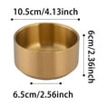 thumbnail image 2 of Elegant Gold Paperclip Dispenser Bowl Modern Desktop Organizer for Supplies and Hairpin Storage, 2 of 8