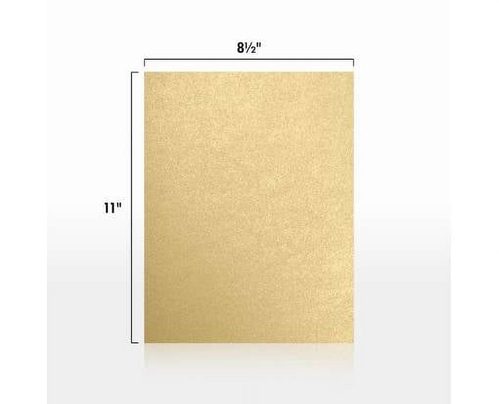 LUXPaper 8.5 x 11 Cardstock, 105 lb. Blonde Tan Metallic, 1000/Pack