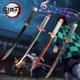 thumbnail image 2 of 59cm Demon Slayer Sunwheel cuchillo Tanjirou Katana bambú Anime arma modelo Ninja niños vocalización juguete Cosplay Prop niño regalo Gao Jinjia LED, 2 of 2