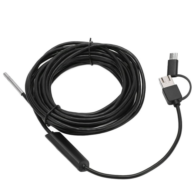 Caméra d'Inspection Numérique pour Endoscope HD avec Objectif 3,9 mm, Étanche IP67, Endoscope Industriel pour PC Ordinateur, 6 Lumières LED, Résolution 1280 X 720, Caméra d'Endoscope USB
