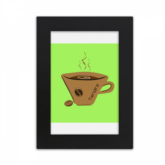 Painting Bodied Coffee Cup Espresso Desktop Photo Frame Picture Display Art Painting Exhibit
