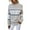 A Beige, variant on Ladies Sweaters Women's Casual Christmas Knitted Pullover Sweaters Long Sleeve Crew Neck Jumper Tops Turtleneck Holiday Knit Sweater Sweater L Beige