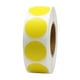 thumbnail image 1 of 500 Etiquetas Redondas de Puntos Circulares de 1 con Bolsillo para Archivos 8 Colores Amarillo Sunnimix, 1 of 8
