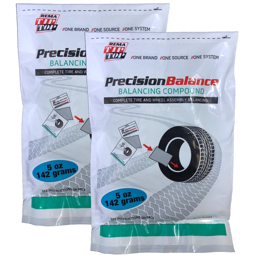 2 REMA PrecisionBalance 5 oz Tire Balance Beads Kits (10 ounces) Drop in Bags