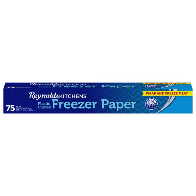 Rollo de papel para congelador Food Wrap Reynolds, 75 pies cuadrados, 46 x 15 cm