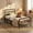 Twin Size, variant on Barara King Bedroom Bed Frame, Bed Platform Frame,Platform Bed with High Headboard and Snap Lock Metal Slats-King Size
