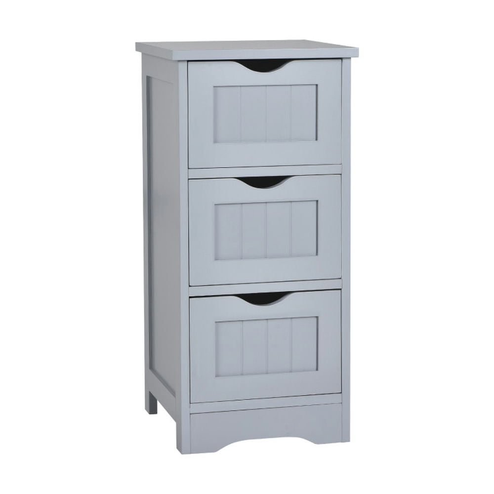 Finihen Bathroom Storage Cabinet, Bathroom Floor Cabinet, Bathroom Floor Freestanding Storage Organizer with 3 Drawers, for Bathroom, Living Room, Bedroom, Kitchen, Gray Finihen Bathroom Storage Cabinet, Bathroom Floor Cabinet, Bathroom Floor Freestanding Storage Organizer with 3 Drawers, for Bathroom, Living Room, Bedroom, Kitchen, Gray
