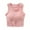 Pink, variant on AherBiu Workout Tops for Women Cropped Yoga Tank Top with Built in Bra Stretch Slim Fitted Crewneck Sleeveless Cute Shirt