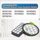 thumbnail image 2 of Set Of 2 Hepa Filters Compatible With Rowenta Silence Force Cyclonic 4aaaa Ro7647ea Ro7663ea Ro7676ea Ro7681ea (model Ro76xx) Vacuum Cleaners, Replace, 2 of 5