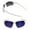 White/White, variant on "The Athlete" 2 Pair of Precision Sport Wrap Bifocal Sunglasses Reading Sunglasses for Men and Women - Blue/Red - 1.75