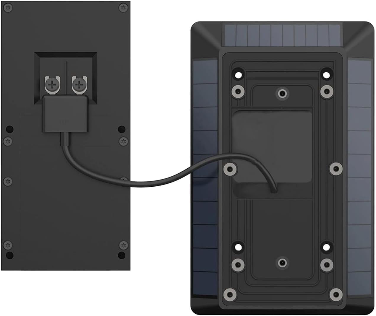 dosili Solar Charger - Compatible R,ing Video Doorbell 3, Video Doorbell 3 Plus, Video Doorbell 4, Battery Doorbell Plus, Battery Doorbell Pro