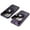 Darkpurple, variant on for iPhone 14 Pro Frosted Semi-Transparent Magnetic Case, Compatible with MagSafe Wireless Charging, Aluminum Alloy Frame Shockproof Elastic Buckle Lens Protector Cover,Silver