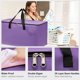 thumbnail image 5 of Bolsas de mudanza Juego organizador de almacenamiento de gran capacidad | Bolsa de equipaje portátil plegable para ropa, mantas, viajes, dormitorios, mudanzas | PP duradero y respetuoso con el medio, 5 of 5