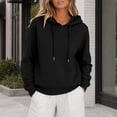thumbnail image 6 of SYwaren Sweatshirt for Women Pullover Hoodie Casual Long Sleeve Winter Kangaroo Pocket Tops, 6 of 9