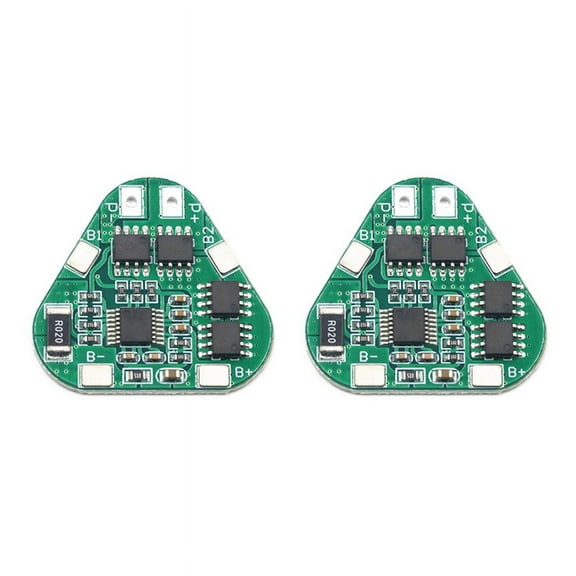 2X 3S 12V 18650 Lithium Battery Protection Board 11.1V 12.6V Overcharge Over-Discharge Protect 8A 3 Cell Pack Li-Ion