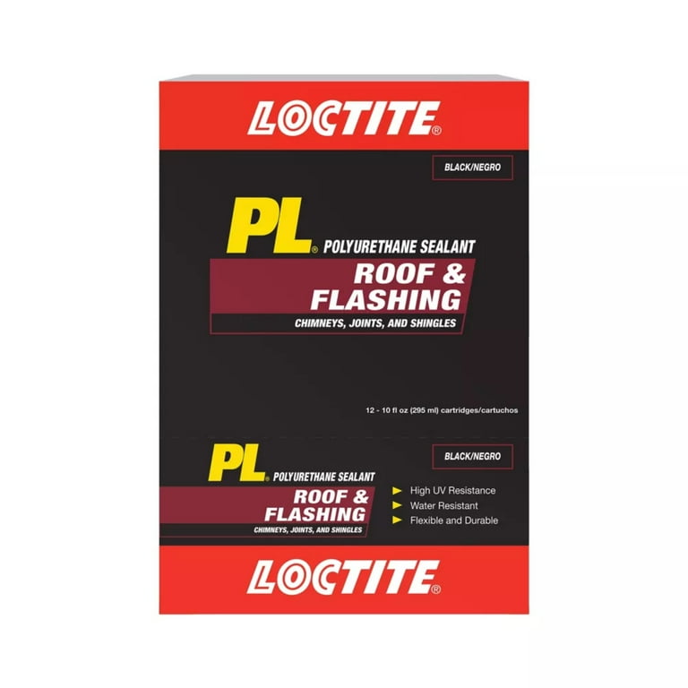 Loctite PL Roof And Flashing 10 Polyurethane Sealant Black, 40 OFF