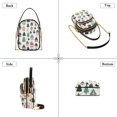 thumbnail image 3 of FORMRS Crossbody Bag for Women Quilted Travel Shoulder Cell Phone Purse with Chain Strap Handbag, Orange Christmas House, 3 of 7