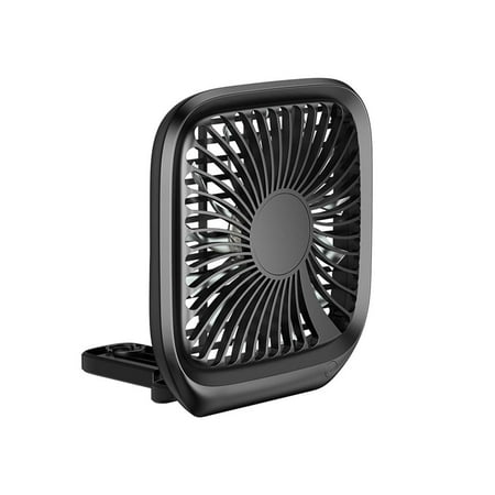 

Car Rear Seat Fan Foldable Silent Rechargeable Air Conditioner Electric Back Seat Mini USB Cooler Portable Air Cooling Fan Three-Grade Wind Speed