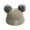 Beige, variant on Baby Boys Girls Hat Winter Knitted Hat Double Pom Beanie Bobble Hat,Warm Ski Beanie Hat,for 0-36 Months Baby