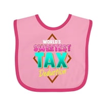Inktastic Tax Deduction Funny Baby Clothes Girls Baby Bib