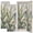 Color 1, variant on Pink 2 Pcs School Locker Magnetic Wallpaper for Girls 12" x 36" Flamingo Tropical Floral Soft Pink Watercolor Style Botanical Foliage Reusable Removable Locker Accessories Back to School Supplies