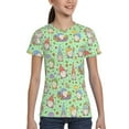 thumbnail image 4 of Honeii Spring Gnomes Print Kids Boy T-Shirt,Breathable Round Neck Tee,Stylish Summer Tee for Boys, for Outdoor Activities and Casual Wear, 4 of 7