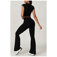 thumbnail image 2 of Conjuntos de entrenamiento for mujer, 2 piezas, sujetador deportivo, camiseta sin mangas, polainas de cintura alta, gimnasio, yoga, ropa activa, camiseta de entrenamiento for mujer, 2 of 6