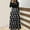3-White, variant on Maxi Dresses for Women Long Sleeve Printed Patchwork Dress High Waist Fall Casual Flowy A Line Party Dress