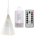 thumbnail image 1 of TFixol 120 LEDs Firework Lights Hanging Decorative Light Christmas Remote Control Battery Operated 8 Light Modes Warm White Indoor & Outdoor Starburst LED Lights for Bedroom Parties Wedding Street Yar, 1 of 5