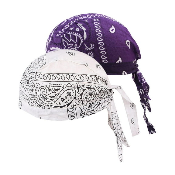 2Pack Men Womens Headwrap Breathable  Turban Hat for Outdoor