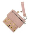 thumbnail image 5 of Wrangler Wallet for Women Floral Wristlet Wallets Ladies Female Large Clutch Wallets with Coin Purse and Rfid Lining, Dark Pink, 5 of 8
