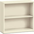 thumbnail image 2 of Alera Steel Bookcase, 2-Shelf, 34.5"w x 12.63"d x 29"h, Putty, 2 of 5