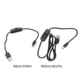 thumbnail image 3 of USB to Type C Charging Cable Featuring Power Switches for Smartphones Tablets Keyboards Fan and Other Home Office Gadgets, 3 of 8