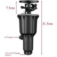 thumbnail image 4 of Rociador con cabezal rociador giratorio de riego automático de 360 ​​grados de alta presión de agua, aspersor de riego emergente de 3/4 pulgadas y 1/2 pulgadas, 4 of 4