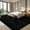 Black, variant on KIXINWA Pink Round Rug for Girls Bedroom, Fluffy Circle Rug for Kids Room, 4x4 Feet Fuzzy Circular Rug, Soft Plush Area Rug for Bedroom, Non Slip Shaggy Living Room Rug, Nursery Dorm Cute Small Rug