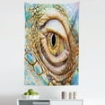 thumbnail image 1 of Colorful Tapestry, Graphic of Creepy Eye of Iguana with Colorful Details in Skin Tropical Theme Print, Fabric Wall Hanging Decor for Bedroom Living Room Dorm, 5 Sizes, Multicolor, by Ambesonne, 1 of 1