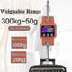 thumbnail image 3 of 300kg/50g Bluetooth Industrial Hook Scale Rechargeable Portable Hanging Crane Scale Stainless Steel With 4.0 Bt Usb, 3 of 5